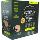 Frefly Store Schesir After Dark Tavuk&bıldırcın Yumurtası&sığır&ördek Et Suyunda Mus Yetişkin Kedi Pouch Çeşit Paketi 12X80G - 0 - 1 Ay - 0 - Kahverengi