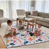 Frefly Store Seaworld Sıvı Geçirmeyen Çok Amaçlı Aktivite Örtüsü, Yer, Masa ve Yatak Için, Makinede Yıkanabilir, 145X150CM