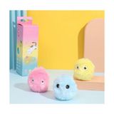 Frefly Store Sensörlü Peluş Kedi Oyuncağı 3 Farkı Ses Çıkaran Dokunmaya Duyarlı Eğlenceli Kedi Oyun Topu (Mavi)