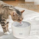 Frefly Store Seramik Tasarımlı Otomatik Kedi Su Sebili, 2lt Kapasite, Ultra Sessiz