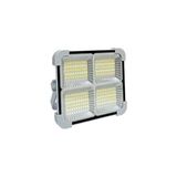 Frefly Store Seyyar Solar LED Projektör Gri Renk Cata 200W Güneş Enerjili Portatif LED Işık Taşınabilir Sokak Aydınlatması IP66
