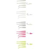 Frefly Store Silikon Balık Seti, Lrf Kit, Farklı Renk ve Boyut Seçenekleri