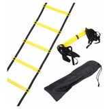 Frefly Store Slipt Çantalı Antrenman Merdiveni 4 Metre 10 Çubuklu Idman Merdiveni