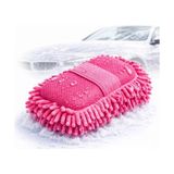 Frefly Store Sogud Mikrofiber Araç Yıkama Süngeri Pembe – Eldiven Tipi Oto Yıkama Süngeri, Çizmez Temizlik, Yüksek Emici Makarna Sünger, Araç Temizlik Eldiveni, Oto Detay Temizlik Bezi