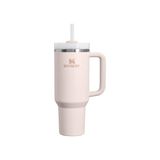 Frefly Store Stanley Quencher H2.0 Flowstate Pipetli Termos Bardak 1.18 Litre - Pembe Kuvars (Rose Quartz) | Paslanmaz Çelik - Acı Yeşil