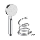 Frefly Store Star Duş Başlığı Seti - 150 cm Pvc Banyo Duş Hortumu + 5 Fonksiyonlu Su Tasarruflu El Duşu - Ahşap
