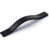 Frefly Store Sümbül Siyah Metal Kulp 160 mm Modern Mobilya Çekmece Kolu Mutfak Dolabı ve Kapak Kulpları Dayanıklı