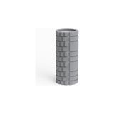 Frefly Store Sunyo Foam Roller Masaj Rulosu – Yo, Pilates, Fitness ve Fizyoterapi Için Eva Köpük Masaj Aleti (33X14 Cm) (Gri)