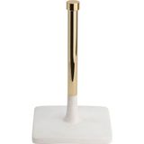 Frefly Store System Banyo Tezgah Üstü Hareketli Havluluk Beyaz-Gold Renk 270X160X160 mm Beyaz Tek Ebat BA4016 053 R1-Gl