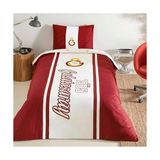 Frefly Store Taç Galatasaray 1905 Glow Standart Pamuk Nevresim Takımı, Kırmızı, Tek Kişilik - 001-Renkli