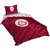 Frefly Store Taç Lisanslı Nevresim Takımı Gs Kırmızı Logo Nevresim Takımı Çok Renkli Tek Kişilik - 001-Renkli