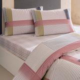 Frefly Store Taç Zyra Ranforce Çift Kişilik Nevresim Takımı Pembe - 001-Renkli