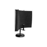 Frefly Store Taşınabilir Masaüstü Mikrofon Izolasyon Kalkanı Yuvarlak Tabanlı Stand 30,48 cm x 40,64 cm (GFW-MICISO1216)