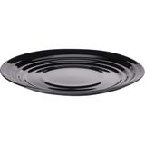 Frefly Store Tatlı Tabağı, Siyah, 19 cm - 0,21 lt - Afrika Cevizi Rengi
