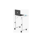 Frefly Store Tekerlekli Notebook Laptop Çalışma Sehpası Eğim ve Yükseklik Ayarlı Akrobat Ders Yemek Çekyat Masası - Ahşap - Bej - Siyah