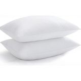 Frefly Store Teksnil Home 2 Adet Boncuk Silikon Yastık 900 Gram Antialerjik 50X70 cm Otel Kalitesi - 10 x 10 cm - 0002R72