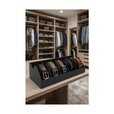 Frefly Store Tineke 5 Bölmeli Kemer Çorap Takı Makyaj Organizeri Dolap Içi Kemer Düzenleyici Organizer Siyah - 41 Delft Blue