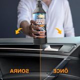 Frefly Store Torpido Plastik Parlatıcı, 500ML, Sünger ile Hediye - Antrasit - 13 cm