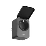 Frefly Store Tp-Link Tapo P410M Akıllı Dış Mekan Wi-Fi Priz, Matter Sertifikalı, IP54 Su Sıçramasına Dayanıklı, V-0 Alev Geciktirici Malzeme, 16A, 2.4 Ghz