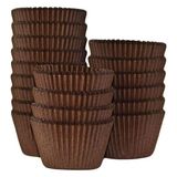Frefly Store Trend Hediye Sepeti Takribi 200 Adet Büyük Boy Kahverengi Muffin Kek Kalıbı, Cupcake Kağıdı, Browine Kalıbı 50X40 mm - 1 m