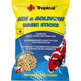 Frefly Store Tropical K-120 Koi ve Japon Balığı Temel Çubuklar, Tekli Paket (1 x 1 L) - Ahşap - Bej - Siyah