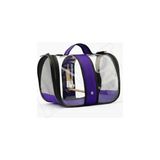Frefly Store Tünekli, Suluklu Muhabbet Kuşu Taşıma Çantası (Hava Kanallı) Royal Milano-Mavi (33CMX23CMX22CM) (Mor)