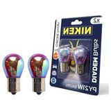 Frefly Store Turuncu Amber Chorome Diadem Ampul, 12V 2'li Paket