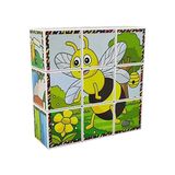 Frefly Store Uçan Hayvanlar 3D Manyetik Puzzle (9 Mıknatıslı Küp 6 Yapboz)
