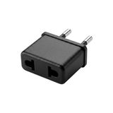 Frefly Store Universal Priz Dönüştürücü Adaptör - Us/uk/au/cn To Eu/tr Fiş Çevirici - Amerikan/ingiliz Tipi Fişi Türk Tipi Prize Dönüştüren Siyah Kompakt Adaptör