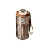 Frefly Store Urban Badger Termometreli Çelik Kahverengi Termos 410 Ml, Dayanıklı Kamp Ekipmanları, Kamp Aksesuarları, Açık Hava Sporları, Doğa Sporları, Yürüyüş, Kamp Mutfağı, Kamp Malzemeleri