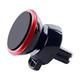 Frefly Store Uruchı Araç Telefon Tutacağı Güçlü Mıknatıs / 360° Dönme/metal Gövde, Manyetik Cep Telefonu Tutacağı, Tüm Telefonlar Için Gösterge Panelinde Yapıştırma, 6 Mıknatıslı Son Teknoloji, Kırmızı