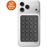 Frefly Store Uruchı Çift Taraflı Silikon Vantuzlu Telefon Tutucu, Ahtapot Vakumlu Tasarım, Telefon Arkası Kılıf Tutucu, Araç ve Masa Üstü Kullanım, Tüm Cep Telefonu Modellerine Uygun, Koyu Gri, Çift Taraflı
