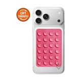Frefly Store Uruchı Çift Taraflı Silikon Vantuzlu Telefon Tutucu, Ahtapot Vakumlu Tasarım, Telefon Arkası Kılıf Tutucu, Araç ve Masa Üstü Kullanım, Tüm Cep Telefonu Modellerine Uygun, Şeker Pembe, Çift Taraflı