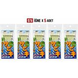 Frefly Store Valkyrie Fosforlu Silikon Karides Yem 5’li Iğne x 5 Paket Hazır Gece Parlayan Lrf Olta Yemi #13