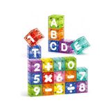 Frefly Store Vardem 40 Parça Manyetik Küp Oyuncak Seti, 2 cm Mini Mıknatıslı Harf ve Sayı Blokları, Renkli Eğitici Küpler, Alfabe ve Matematik Öğrenme Oyuncağı, Çocuklar Için Stem Aktivite Seti, CFK30
