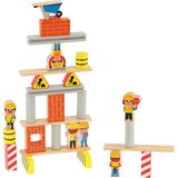Frefly Store Vilac Construction Site Equilibrist Game Ingela P.arrhenius Inşaat Denge Oyunu - Acı Kahverengi