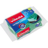 Frefly Store Vileda Çizmez Bulaşık Süngeri, Tırnak Koruyuculu - Ahşap - Bej