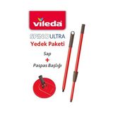 Frefly Store Vileda Spino Ultra Yedek Sap + Başlık Paketi V.VLD.043
