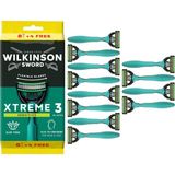 Frefly Store Wilkinson Sword Xtreme 3 Sensitive, 8 + 4 Adet Tek Kullanımlık Tıraş Makinesi, E Vitamini ve Aloe Vera Yağlama Bandı, Yüz Bakımı ve Yumuşaklığı Için En Uygun - 00-Siyah - Beyaz