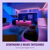 Frefly Store Wiz Rgb LED Işık Şeridi, 15 M, Ayarlanabilir, 16 Milyon Renk + Beyaz Tonları, Önceden Ayarlanmış Işık Modları, Wlan'ınıza Bağlanır, Ses/uygulama Kontrolü, Google Home, Alexa ve Homekit ile Çalışır - 1 x 100 cm - 00 Beyaz