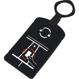 Frefly Store Xspring Anahtar Kart Koruyucu, Su Geçirmez Silikon Anahtar Kart Kılıfı, Anahtarlık Ile Birlikte, Ile Uyumlu Model 3 ve Model Y Aksesuarları (Siyah) - 12M-Krem