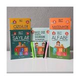 Frefly Store Yeni Müfredata Uygun Öğrenciler Için Türkçe Sihirli Yazı Defter Seti ile Yazma Öğreniyorum - 41 Delft Blue