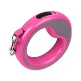 Frefly Store Yuvarlak Otomatik Köpek Tasması 2,5 Metre Pembe – Geri Çekilebilir Kilitli Makara Sistemi – Ergonomik Kaymaz Sap – Küçük ve Orta Boy Köpekler ile Kediler Için Gezdirme Tasması