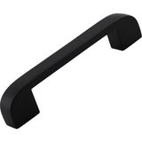 Frefly Store Zehra Kulp 96 mm Siyah Metal Mutfak Mobilya Çekmece Mutfak Dolap Dolabı Kulpları Kapak Kulbu 9.6 cm - 00-Siyah - Beyaz