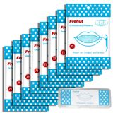 Frehut 600 Adet Diş Teli için Ortodontik Yüzgeçler - Ortho Diş İpi Seçimi, 75 Adet (8'li Paket) Seyahat Çantası ile