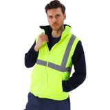 Frekans İş Güvenliği Safesawa Alaska Hi-Vis 2 In 1 Yelek Neon Sarı 4121R - M