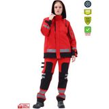 Frekans İş Güvenliği Safesawa Arrowstar Softshell Kalın Unisex Mont Kırmızı 2020 - XL