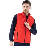 Frekans İş Güvenliği Safesawa Dark Softshell Outdoor Yelek Kırmızı 9121