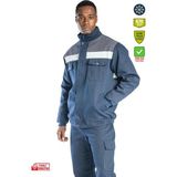 Frekans İş Güvenliği Safesawa Oscar Kışlık Içi Polarlı Mont Lacivert/gri 4111 - Lacivert - Gri - XL