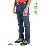 Frekans İş Güvenliği Safesawa Texas Likralı Esnek Kot Pantolon Mavi 2150 - 2XL